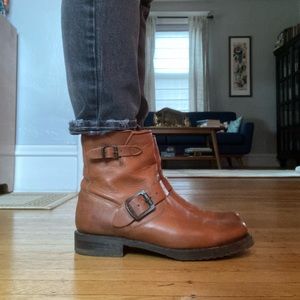 Frye Veronica Moto Buckle Boots
